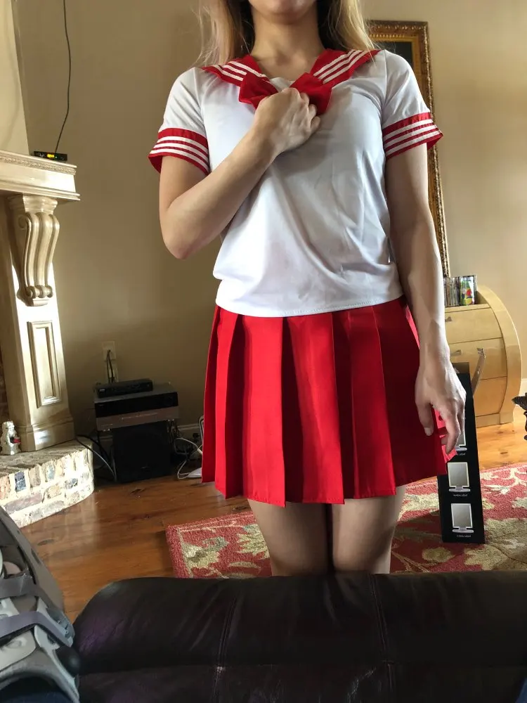 Summer Japanese school uniforms anime cosplay sailor suit short sleeve tops+tie+skirt Navy Preppy style Students Uniform for Gir