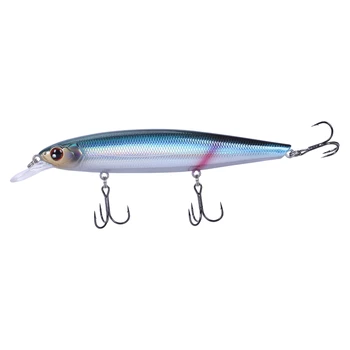 

Sea Fishing Lures Minnow 14cm 24g Quality Professional Hard stick baits fishing tackle artificial lure Blue Color