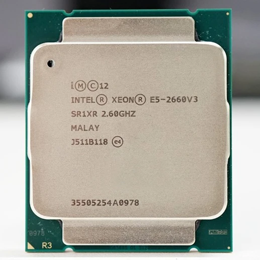 Intel Xeon CPU E5 2660V3 SR1XR 2.60GHz 10 Cores 25M LGA2011 3 E5 2660 ...