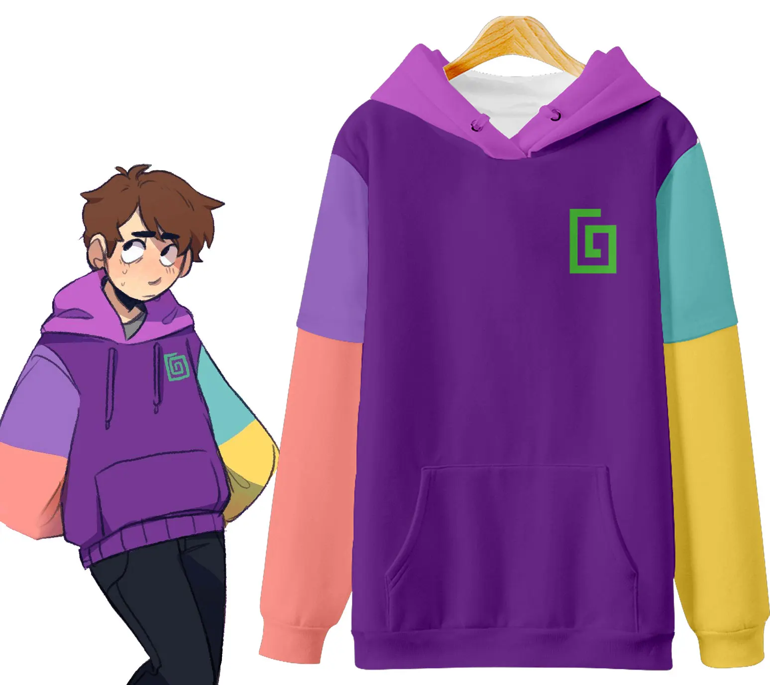 Модная Толстовка Карл Якобс Merch Harajuku Dream Smp Team крутая уличная одежда для детей и