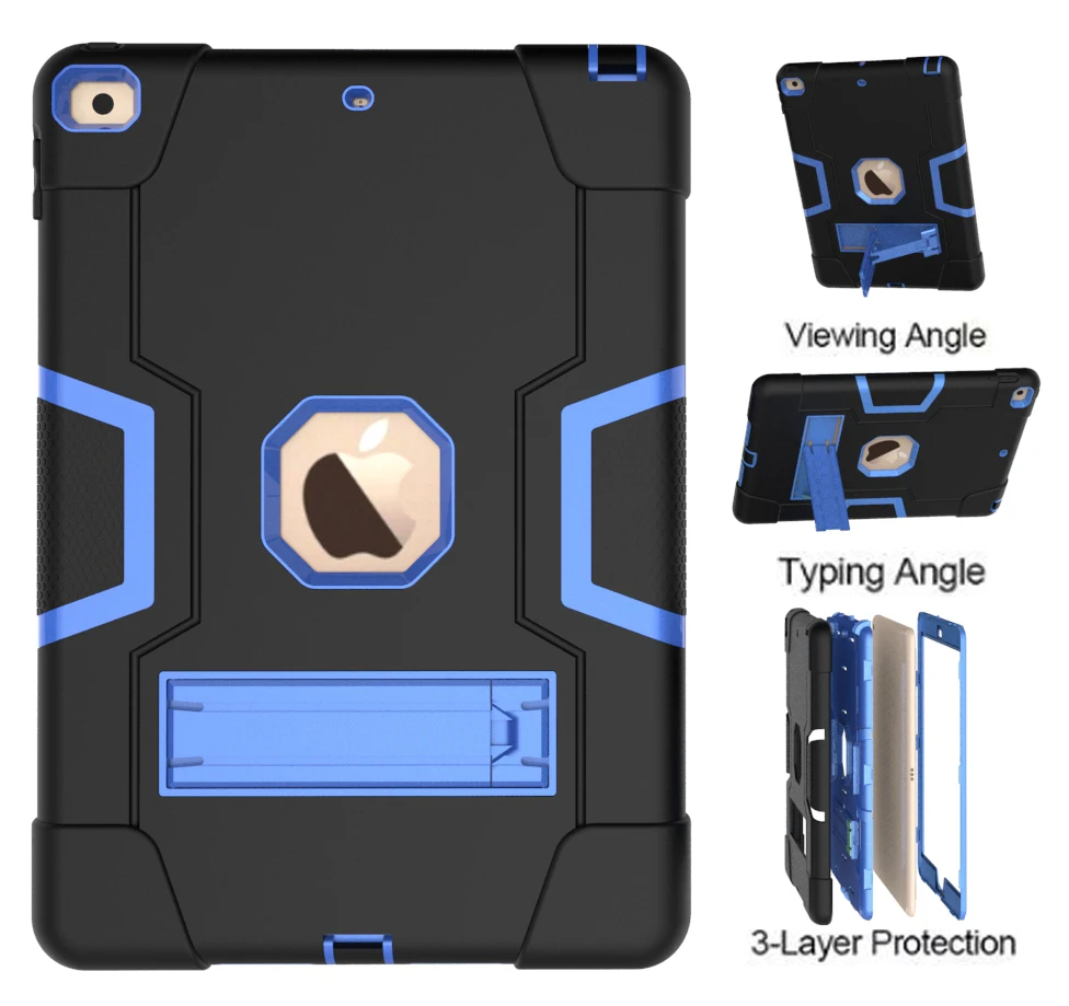 

Shockproof Coque For iPad 10.2'' 2019 Case A2200 A2198 A2233 Heavy Duty Silicon Stand Protective Cover For iPad 10.2 2019 Case