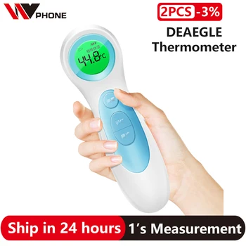 

DEAEGLE Infrared Thermometer Hand Accurate Digital Fever Clinical thermograph Non-Contact Measurement LED Screen Shown