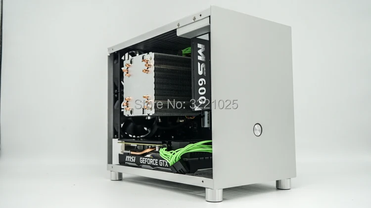 Полностью алюминиевый чехол для HTPC ITX с небольшим шасси игрового компьютера