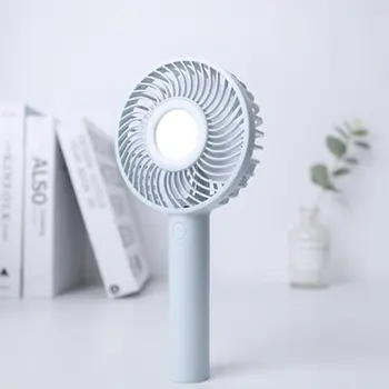 

Mini Handheld Fan USB charging fan with makeup mirror Portable Stroller Fan Electric Fan wind adjustable Mobile Charger
