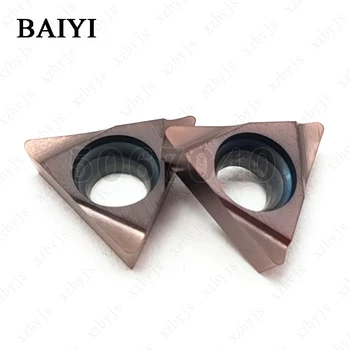 

10pcs TPGH090204L-F LF6018 carbide insert cutting tools cutter turning blade CNC Metal lathe tool TPGH for stainles steel