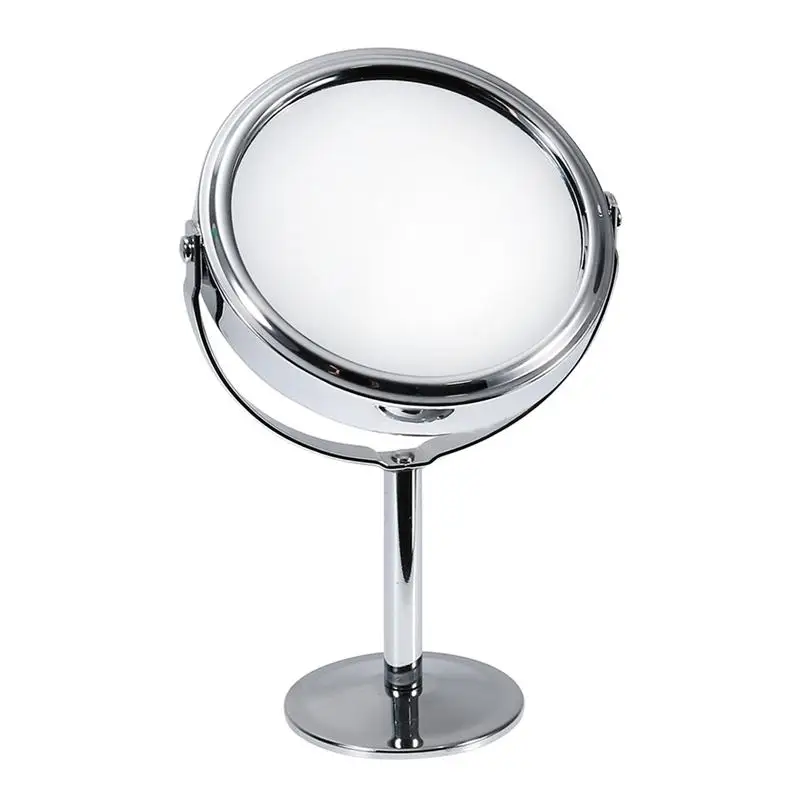 1 шт., Двухстороннее увеличительное зеркало для макияжа, практичное зеркало для макияжа, круглое вращающееся настольное зеркало, аксессуары для макияжа