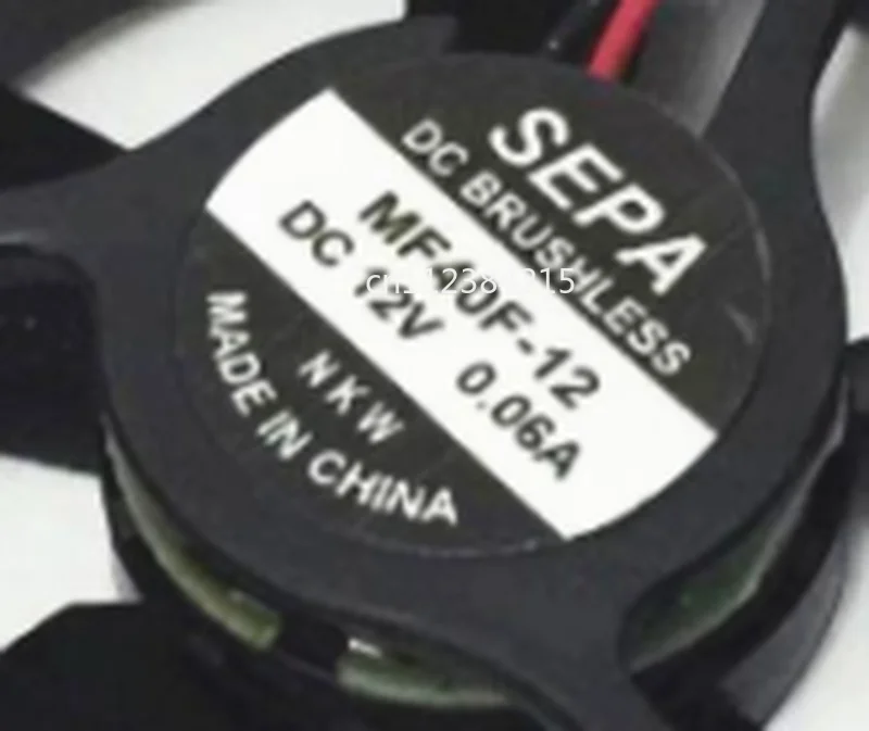Бесплатная доставка Для SEPA MF40F-12 DC 12V 0.06A 40x40x10 мм 2-проводной кулер для сервера |