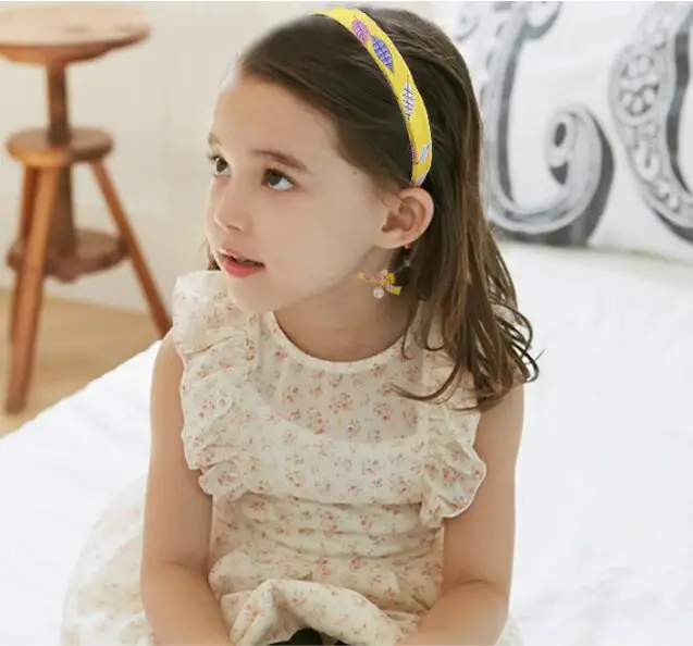 50pcs/lot DIY Simple Multi Antiskid Tassel Earrings Head Bands Baby Carolina Bucci HeadBands Hair Styling Tools Accessory HA1026