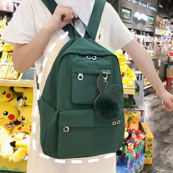 

Canvas Backpack School Bag Casual College Daypack Rucksack for Teenager Girls