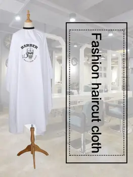 

Professional Barber Cape Waterproof Polyester Salon Cutting Cape with A Sewing Ring Anti-static Haircut Apron For cloth hair