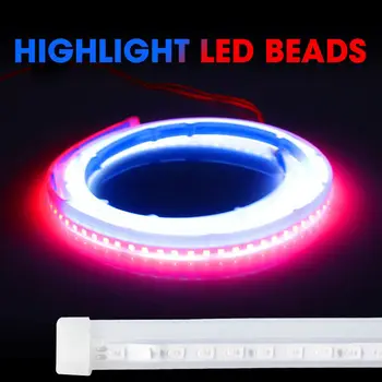 

Red+White Anti-collision LED Light Strip DC12V 2835 SMD LED 2pcs/Set 8W 120CM