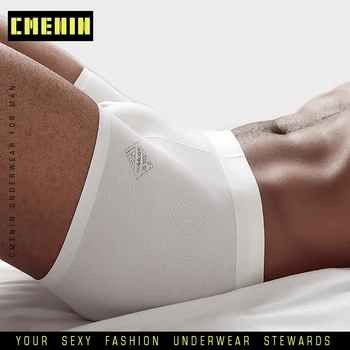 

CMENIN Hot Sale Cotton LOGO Comfortable Underwear Mens Boxer Homme Trunks Boxer Men Undeware Boxers Sexi AD308