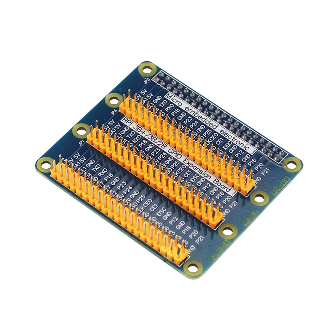 3 в 1 GPIO Плата расширения внешнего подключения GPIO Плата расширения для Raspberry Pi 3B+/3B/2B