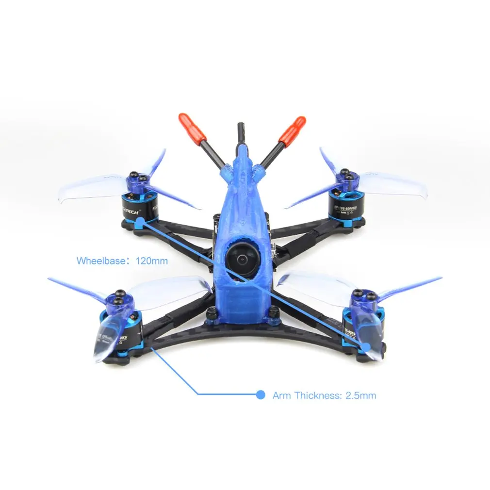 HGLRC Parrot120 Pro PNP 2,5 дюймов зубочистка FPV гоночный Дрон с 6000кв бесщеточный двигатель FD13A 4 в 1 ESC Micro VTX Stack