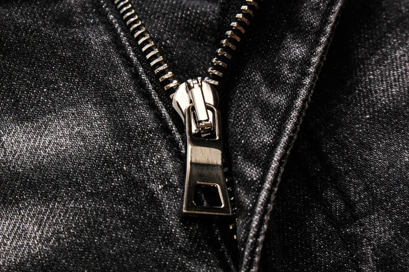New Style Designer Men Jeans Fashion Streetwear Blue Color Slim Fit Buttons Hole Classical Jeans Men Pants
