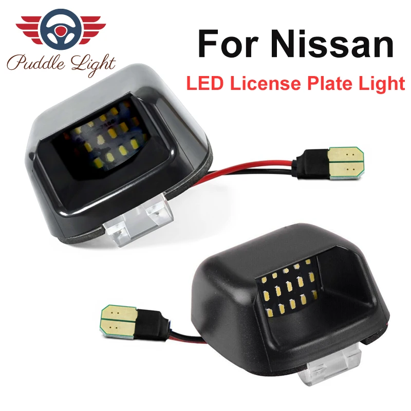 

2pcs LED Number license Plate Lamp light for Suzuki Equator Nissan Navara D40 Armada Frontier Titan Xterra car lamp