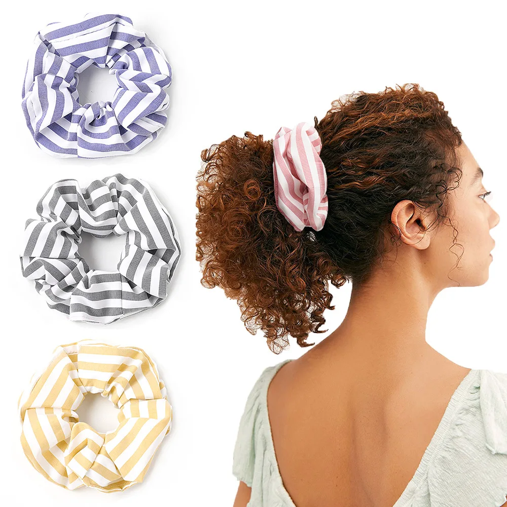

2020 Korean Vsco Scrunchie Ponytail Holder for Girls Hair Tie Hair Rope Scrunchy Headwear Women Hair Accessories