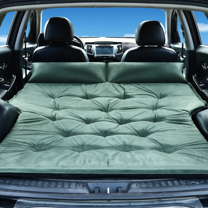 Автомобильная воздушная подушка для путешествий надувная кровать ручная швейная машина для Kia Sportage 2 2005-2010 - Название цвета: Серебристый