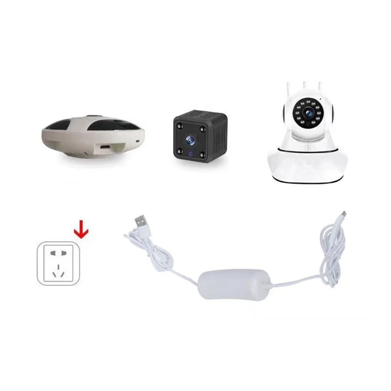 5V Mini UPS Uninterruptible Power Supply Battery Backup for Monitor Security Camera Provide Emergency Power Backup