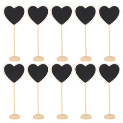 Mini tableau en bois, 10 pièces, tableau noir créatif, panneau à messages 