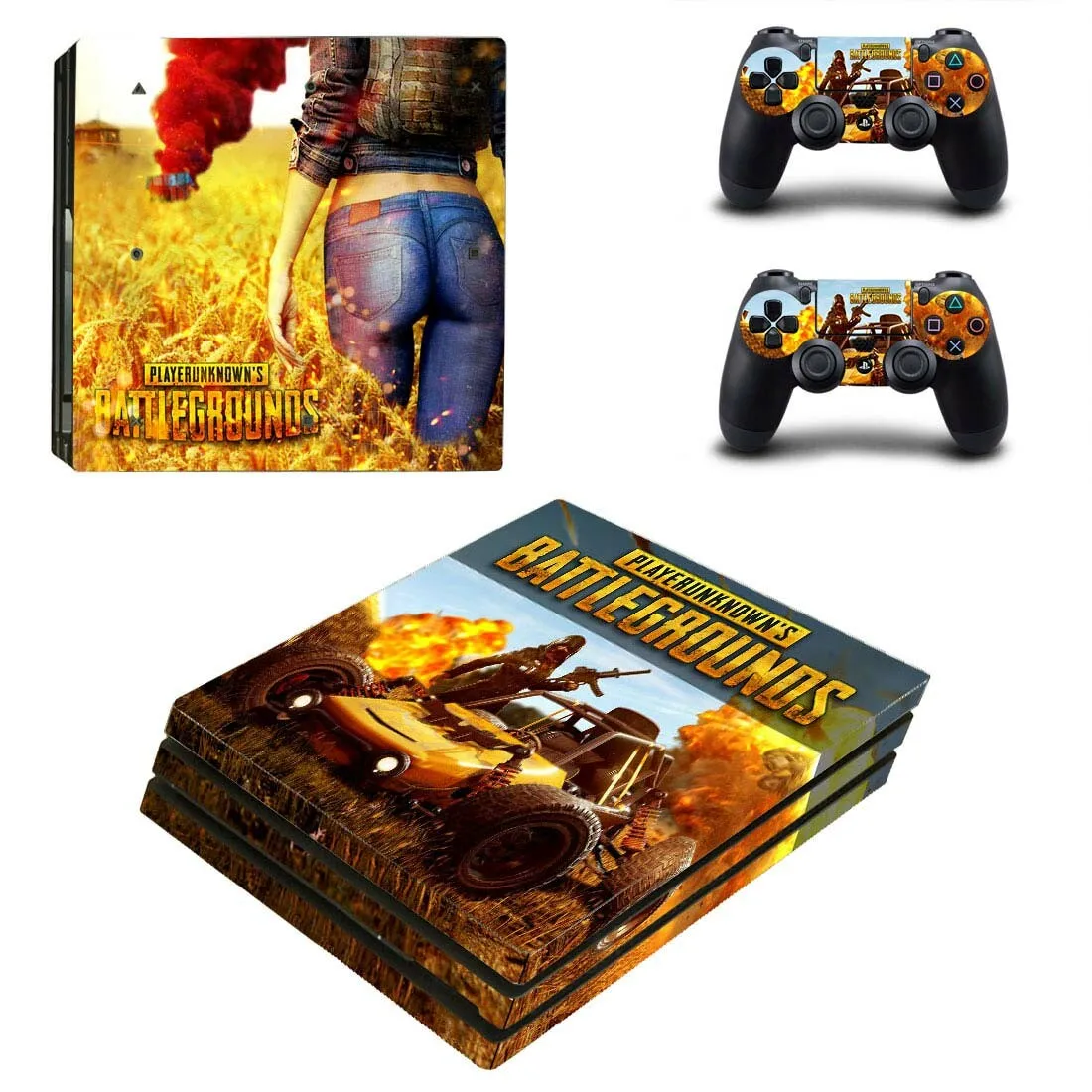 PUBG PS4 Pro стикер s PS 4 Play станция 4 Pro виниловые наклейки для кожи Стикеры для playstation 4 Pro консоль и контроллер
