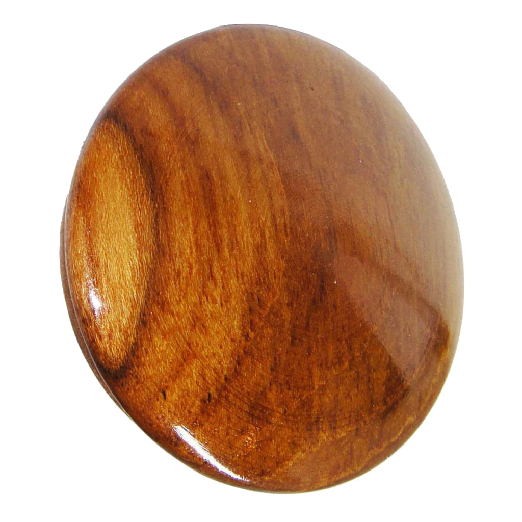Boat Steering Wheel Center Cap & Teak Wood New Face Diameter: 2-5/8