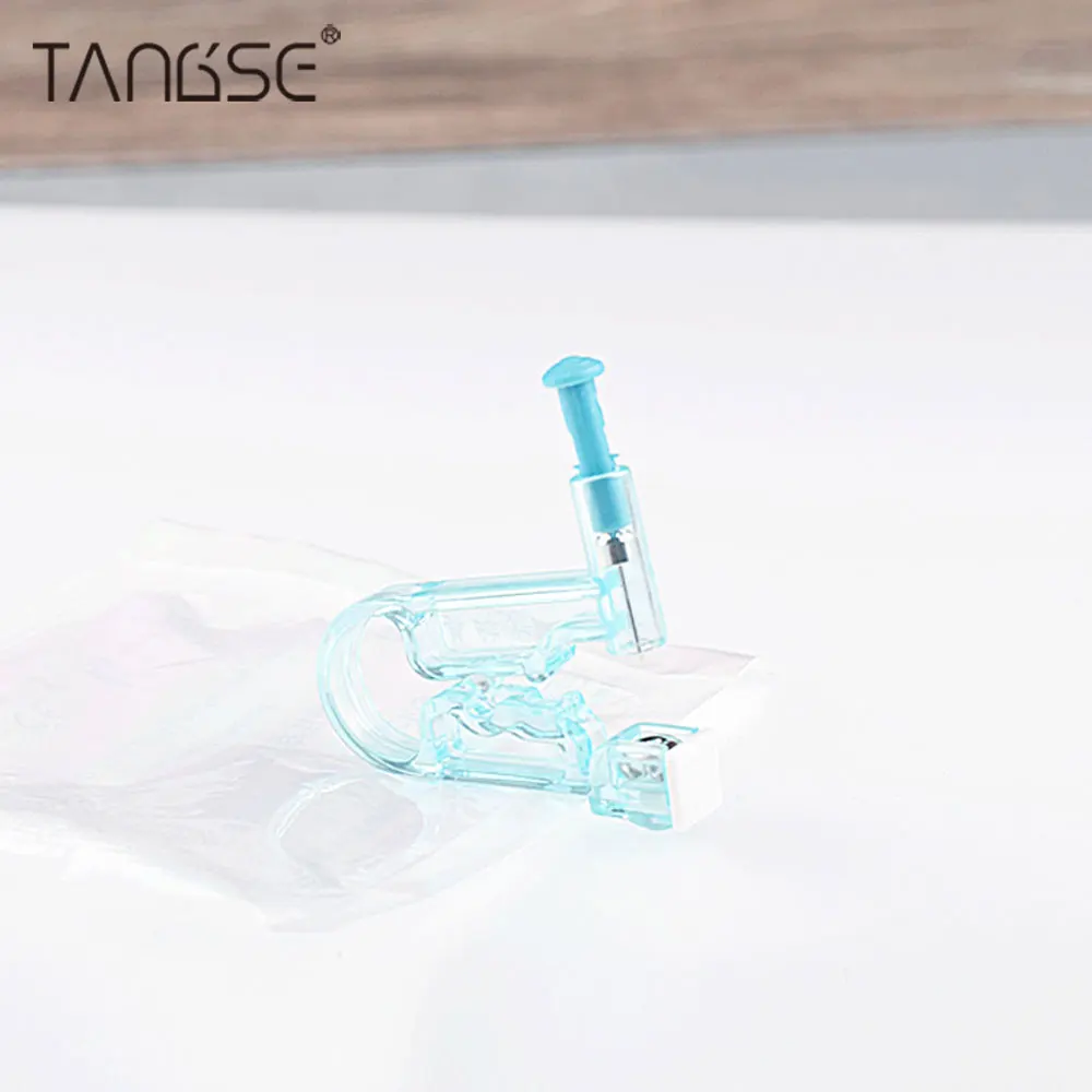 Healthy Safety Asepsis Disposable Unit Ear Studs Piercing Gun Piercer Tool Machine Kit Studex Stud Earring 3
