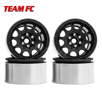

4PCS 1/10 RC Rock Crawler Aluminum 2.2 Beadlock Wheel Rims for Axial SCX10 RR10 Wraith 90048 90018 Traxxas TRX4 TRX-6