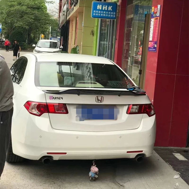 Для Honda Spirior/Acura TSX спойлер из углеродного волокна/FRP спойлер из материала для Honda Spirior/Acura TSX R стиль спойлер 2009
