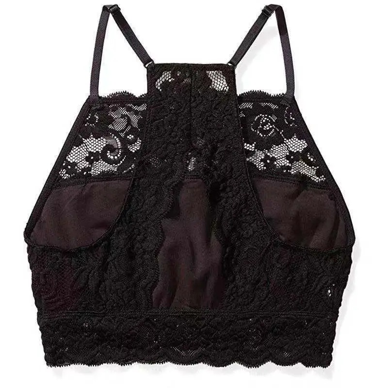 Solid Color Women Lace Tube Top Beauty Back Bras Fashion Floral Tanks Tops Female Lace Bras Lingeries women lingerie bra women tube tops