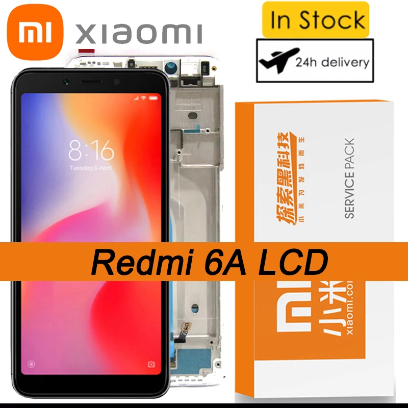 100% Оригинальный 5 45 &quotIPS дисплей для Xiaomi Redmi 6A ЖК-дисплей с сенсорным экраном и