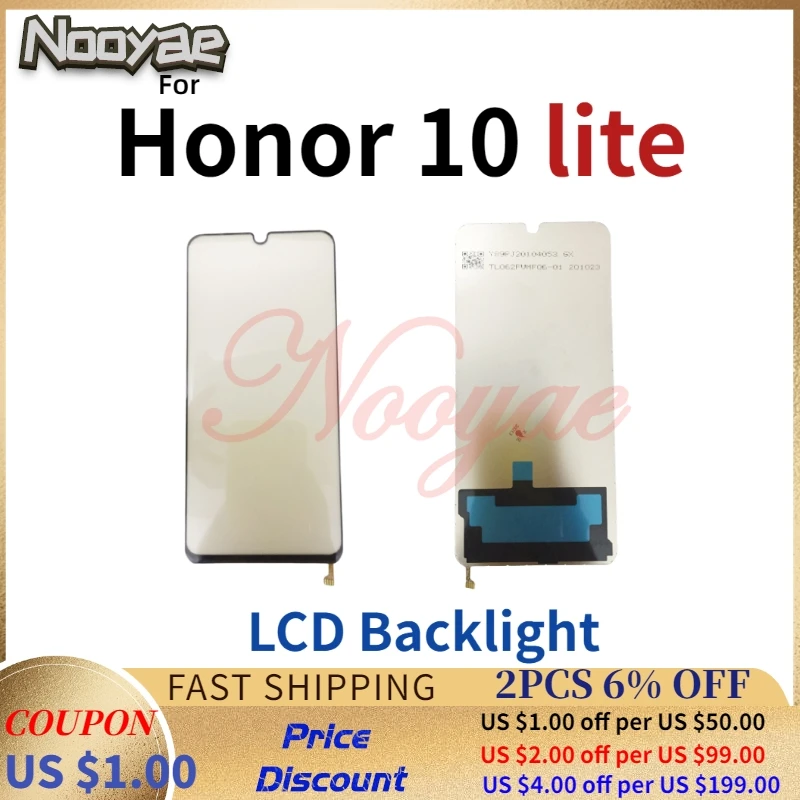 

Tested LCD Display Backlight Film For Huawei Honor 10 Mate 20 Lite Honor 8 8C 8X View V20 Nova 4 LED Back light 10pcs/lot