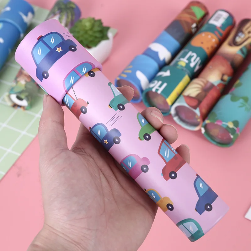 UainCube Classic Toys 3D Cartoon Style Rotatin Kaleidoscopes Extended Rotation Adjustable Fancy Colored World Kid Toys 3 Segment UainCube Classic Toys 3D Cartoon Style Rotatin Kaleidoscopes Extended Rotation Adjustable Fancy Colored World Kid Toys 3 Segment