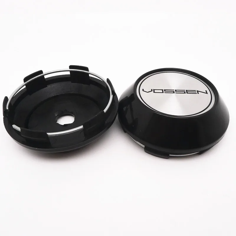 DATOUBO 4 Pezzi Ruota In Materiale Plastico Nero 72-56.1mm Anelli