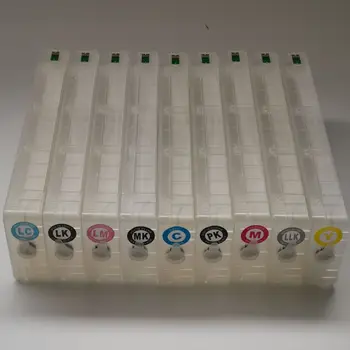 

9Colors/Set T8041 T8041-T8049 Empty Refillable Ink Cartridge For Epson SureColor P6000 P7000 P8000 P9000 Printer europe area