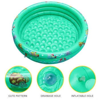 

1pc Water Pool Educational Toys Collapsible Inflatable Portable Swimming Float Water Mattress Swimming Pool for Children
