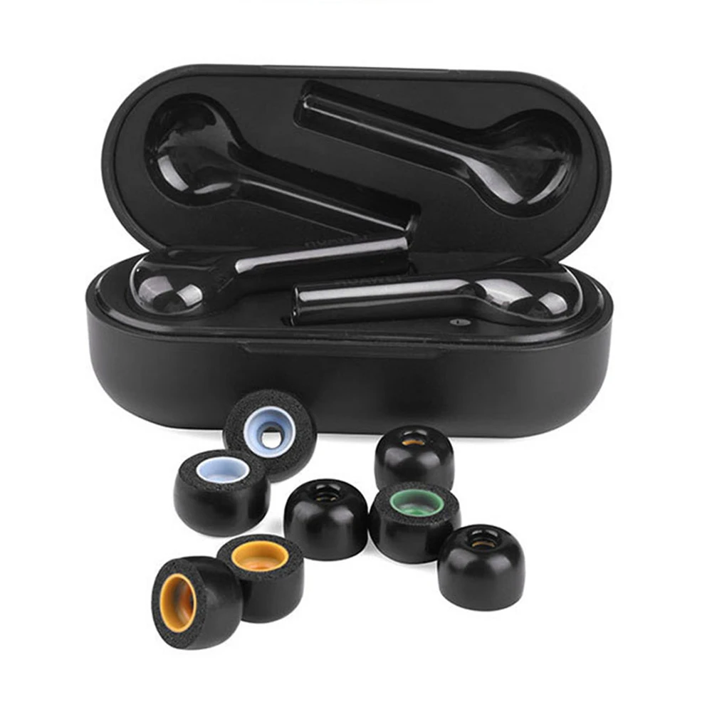 Hot Earphone Sleeve Replacement Memory Foam Ear Tips TWS Earbuds for