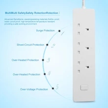 WiFi Smart power Strip «Умная» вилка Беспроводной Таймер Пульт дистанционного управления со смартфона для Android/iOS