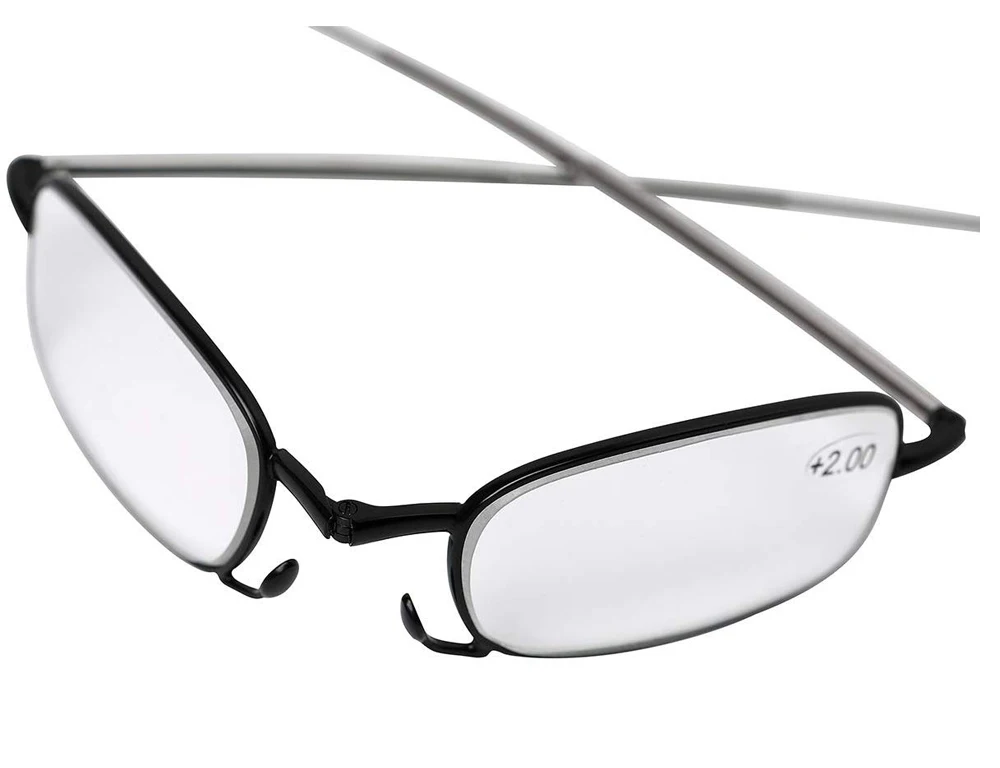 Nicht-Falt leser Lesebrille für Männer Presbyopie Brille Frauen Frau Rahmen Brille mit Box – Detail 9