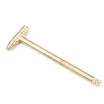 

Copper Hammer 5 In 1 Multifunctional Hammer Built-in Small Screwdriver Indoor Outdoor Mini Tool HYD88