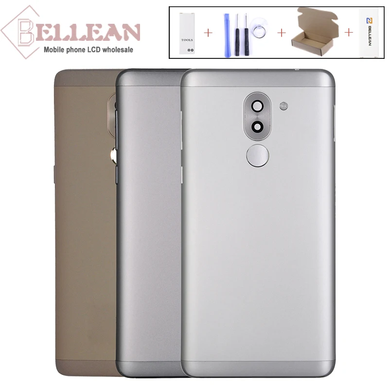 1 шт. HH GR5 2017 Mate 9 Lite Задняя стеклянная крышка чехол для Huawei Honor 6X задняя батарейного