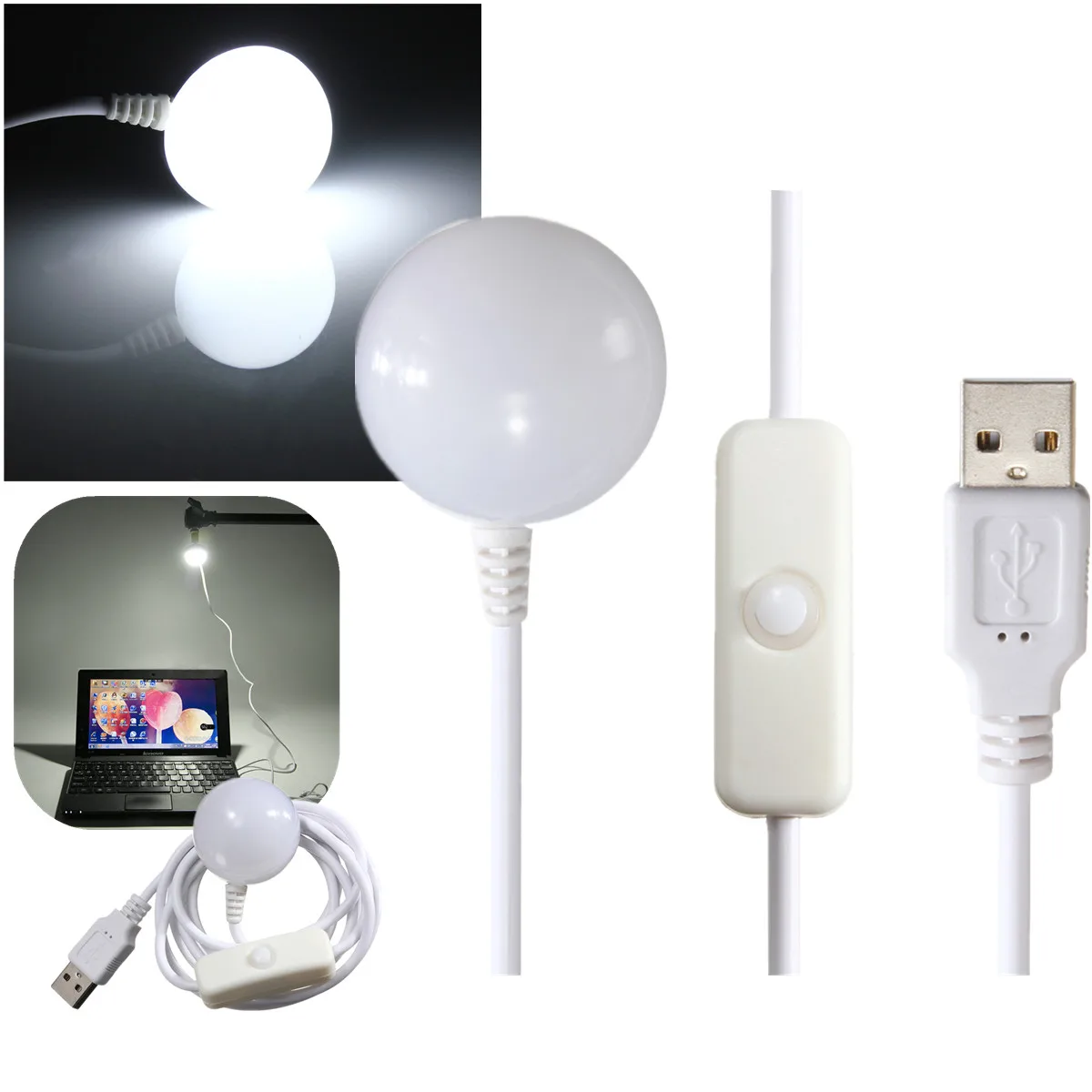 Outdoor Camping LED Light Mini USB LED Night Light Soft Light Outdoor Tent Magnetic led Bulb Lamp Closet Bed Light for Children