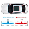 2Meter Car Window Sealant Rubber Sticker Sunroof Triangular Window Sealed Strip Seal Trim for Auto Vehicle Front Rear Windshield 2