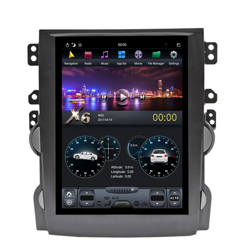 NAVITOPIA 10,4 дюймов 4G+ 64GB Tesla стиль вертикальный экран Android 8,1 Автомобильная dvd-навигационная система для Chevrolet Malibu 2012