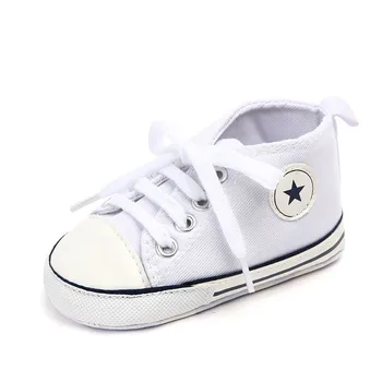 

Baby Canvas Sports Sneakers Newborn Print Star Hot First Walkers Shoes Infant Toddler Baby Boys Girls Anti-slip Baby Shoes