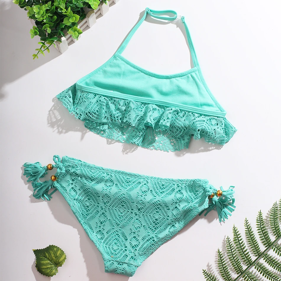 Bambine E Ragazze Costume Da Bagno Per Bambina Bikini Misura Per 7 13 