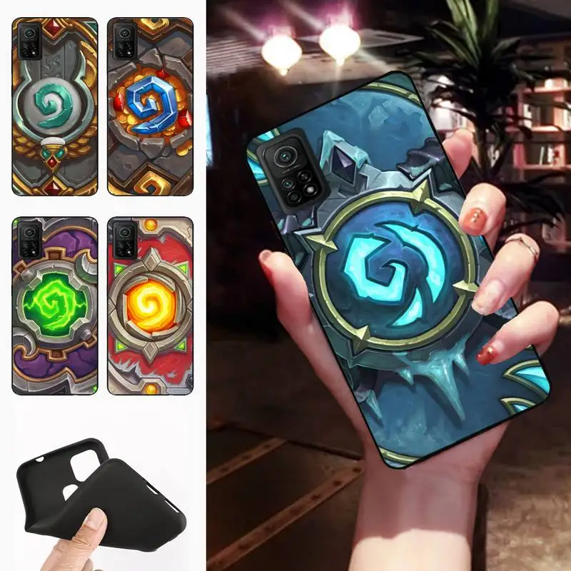 Custodia Per Telefono Hearthstone Card Fundas Shell Cover Per Xiaomi Redmi Note 8 9 10 11 Pro S