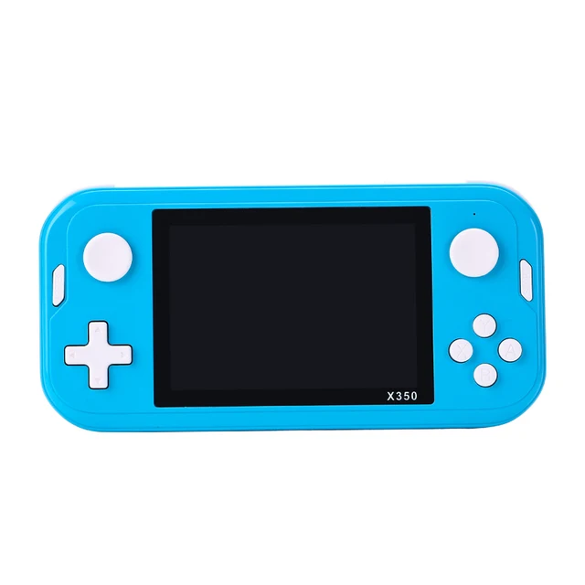 X350 Handheld Video Game Console Built-in 8600 portable Games Console 3.5 inch Screen Display 1200mAh battery Retro Game Player 