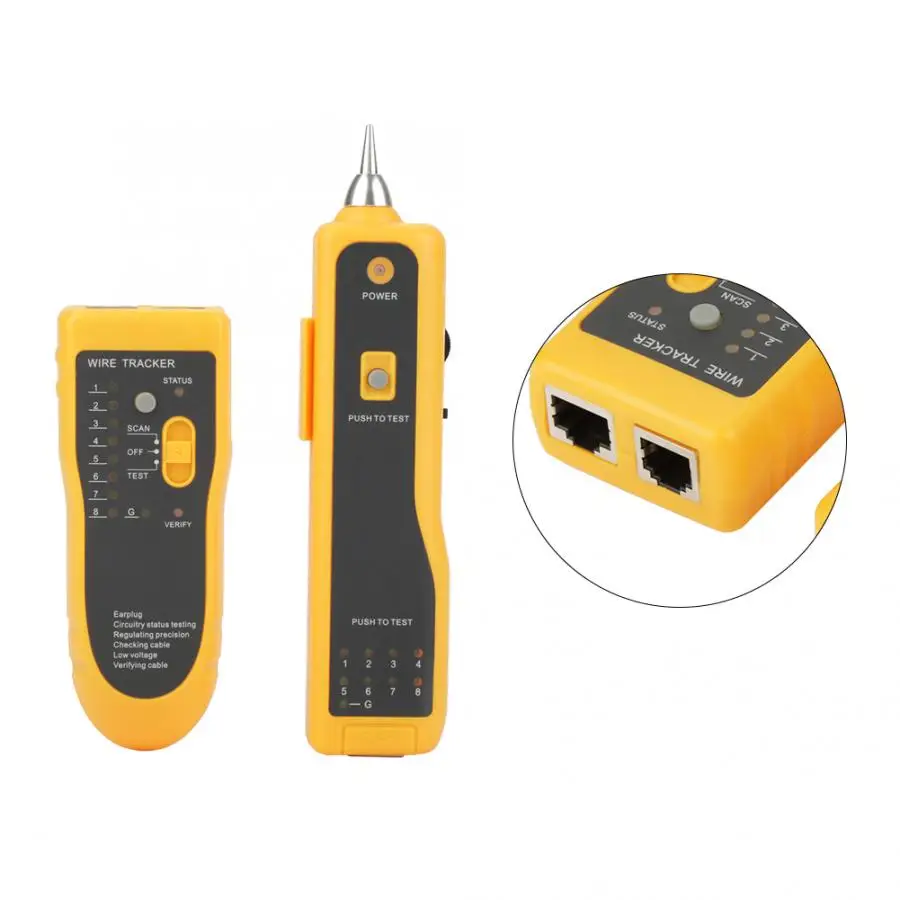 JW-360 сетевой кабель LAN тестер RJ11 RJ45 UTP STP линия Finder провода