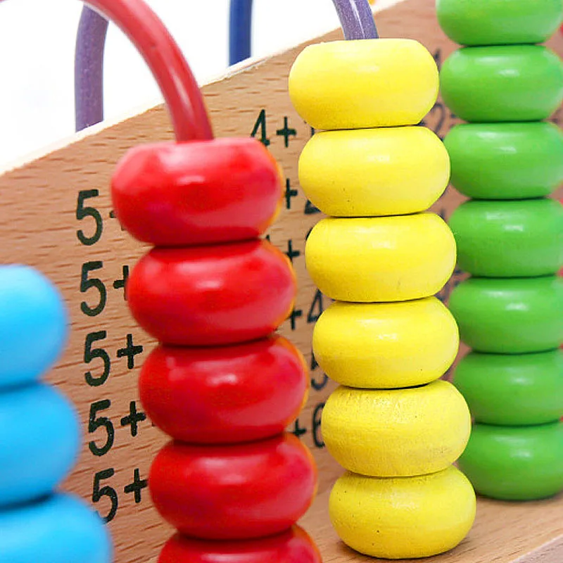 Saizhi деревянные abacus детские математические игрушки Радужная бусина классические математические Деревянные игрушки Монтессори Обучающие Ранние развивающие игрушки подарок